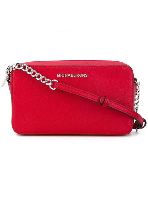 michael kors crossbody bag red|michael kors handbags red used.